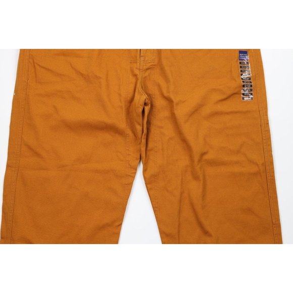 NOS Vintage 90s Marithe Francois Girbaud Mens 44x32 Baggy Loose Fit Jeans Orange - Picture 3 of 11